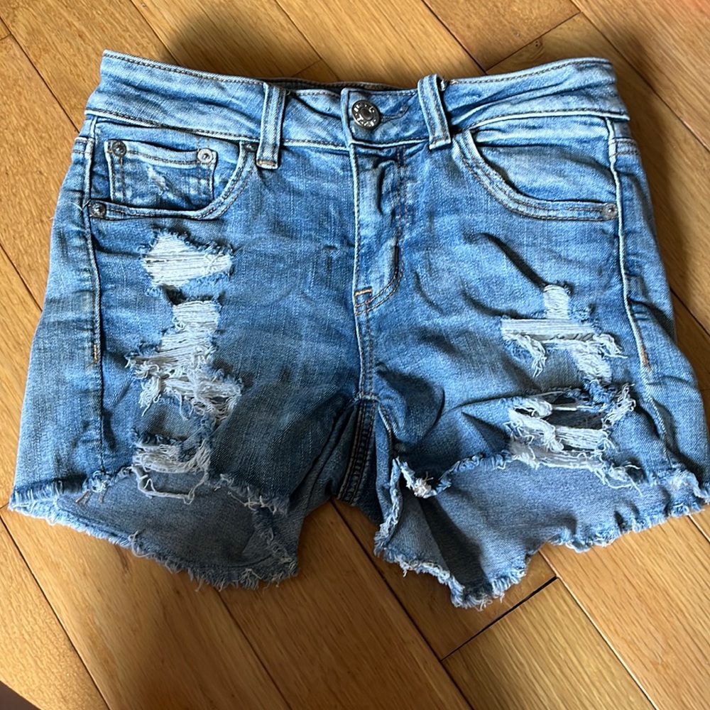 American eagle jean shorts